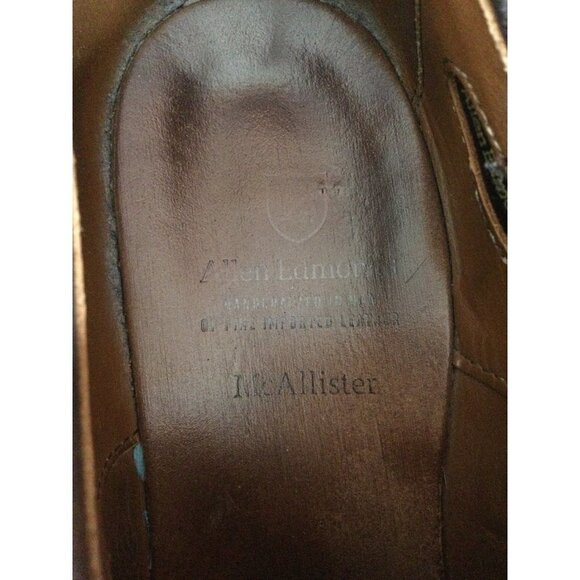 Allen Edmonds Mcallister Mens Wingtip Oxford Dress Shoes Lace Up Leather 9 Brown - Picture 10 of 10